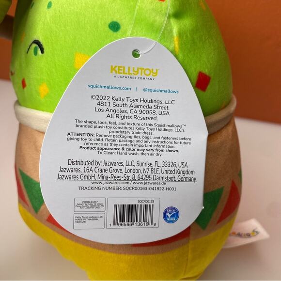 Squishmallow Gideon the Guacamole 7” - Picture 6 of 8